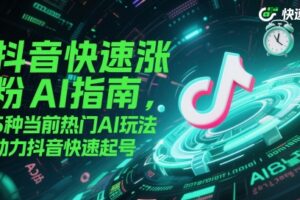 抖音快速涨粉AI指南，5种当前热门AI玩法，助力抖音快速起号