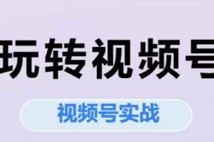 玩转视频号，视频号实战系列课