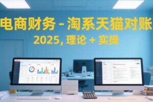 电商财务-淘系天猫对账2025，理论+实操