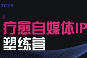 2025治愈自媒体IP训练营，专为疗愈领域从业者打造