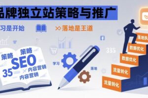 品牌独立站策略与推广，学习是开始，落地是王道