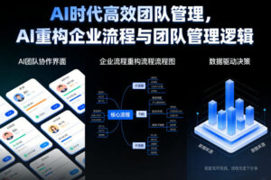 AI时代高效团队管理,AI重构企业流程与团队管理逻辑